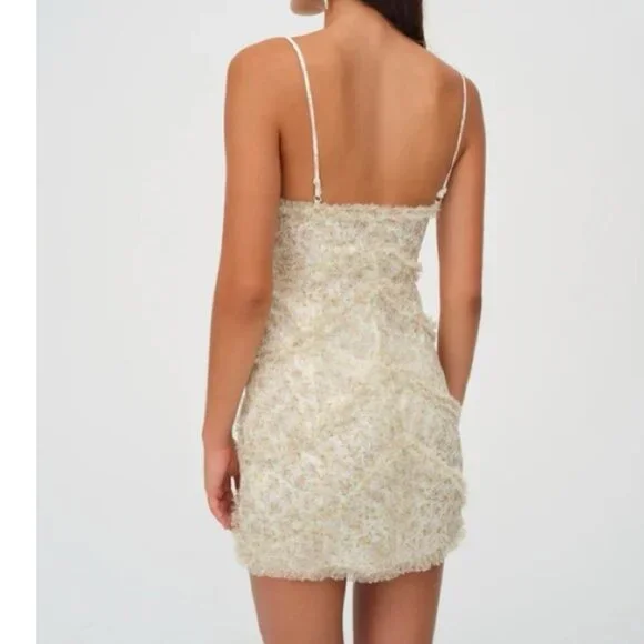 NWT $198 FOR LOVE AND LEMONS CHANIA FLORAL PRINT MINI DRESS SIZE S - Picture 2 of 10